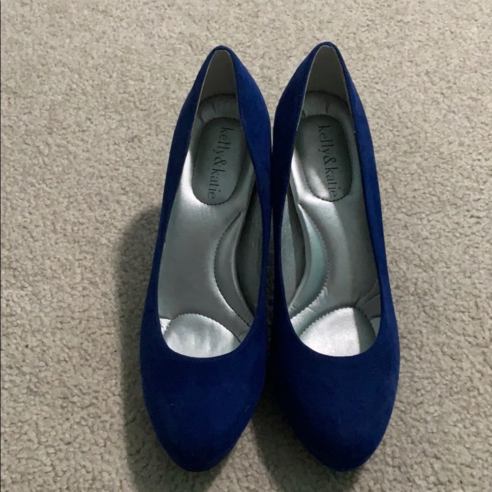 Blue heels